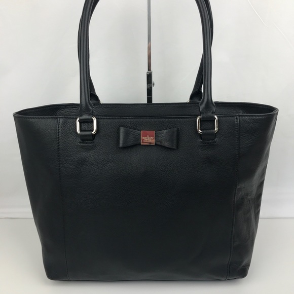 kate spade Handbags - Kate Spade Renny Drive Black Leather Tote PXRU5542